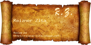 Reizner Zita névjegykártya